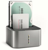 AXAGON AXG ADSA-DC - Docking- und Kopierstation 2x 2.5''/3.5'' SATA USB 3.0 -