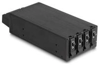 Delock Mobiles Speicher-Rack - Schwarz