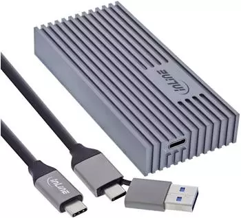 InLine USB4-Gehäuse M.2 NVMe SSD, USB-C, 40Gb/s, Aluminium (00031J)