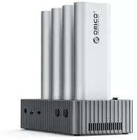 IT48N-C 4-Disk Docking Station with M.2 NVME Clone Function - Gray