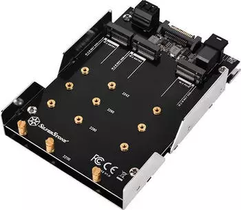 SilverStone SDP12 Laufwerksschachtadapter 3,5