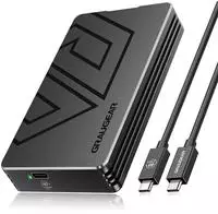 GrauGear G-M2U4-40G01 externes M.2 NVMe SSD-Geh&auml;use USB4 PCIe 4.0 40 Gbit/s