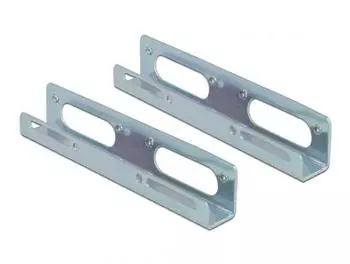 DeLock HDD/SSD Einbausatz 2,5" zu 3,5" silber (18282)