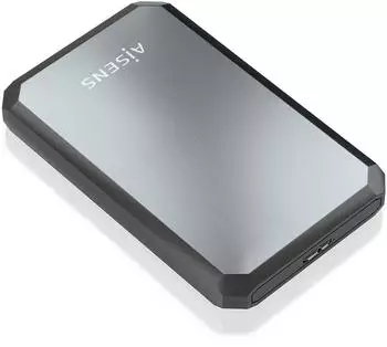 Aisens ASE-2529B Festplattengehäuse 2,5" SATA USB 3.0 schwarz/grau (ASE-2529B)