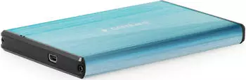 Gembird EE2-U3S-3-B 2,5" HDD-Geh&auml;use USB 3.0, geb&uuml;rstetes Aluminium, blau (EE2-U3S-3-B)