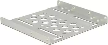 DeLock Einbaurahmen 2,5" zu 3,5" Aluminium silber (21289)