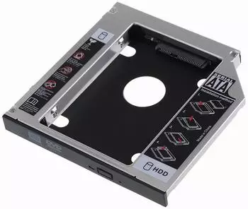 Ewent EW7005 SATA III HDD/SSD Adapter f&uuml;r CD/DVD/Blu-Ray Laufwerkschacht 12,7mm (EW7005)