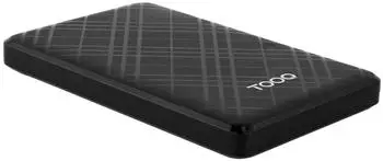 TooQ TQE-2500B Externes Geh&auml;use 2,5" HDD/SSD, schwarz (TQE-2500B)