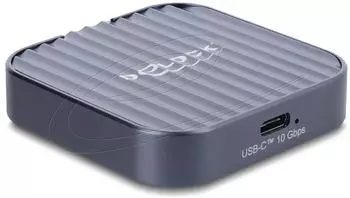 DeLock Magnetisches M.2 NVMe/SATA SSD Geh&auml;use USB Type-C 10Gbps (42032)