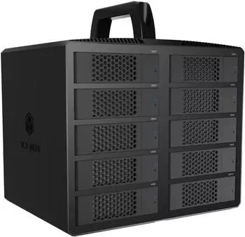 Raidsonic Icy Box Diamond Case 3710 10-Bay 2,5"/3,5" HDD/SSD USB-C (IB-3710-CU31)