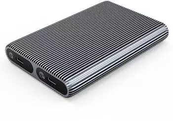 Orico AM2C3-2SN Dual-Laufwerksgehäuse M.2 SATA+NVMe, USB-C 10Gbit/s, Aluminium (AM2C3-2SN)