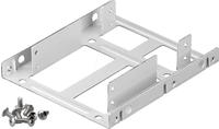 Goobay Einbaurahmen f. Festplatte 2.5'' auf 3.5'' Geh&auml;useschacht silber