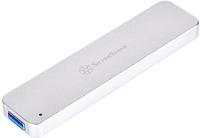 SST-MS09S USB 3.1-Laufwerksgeh&auml;use in Silber