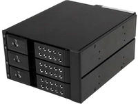StarTech.com 3-fach 3,5 tr&auml;gerloser SATA Festplatten Aluminium Wechselrahmen