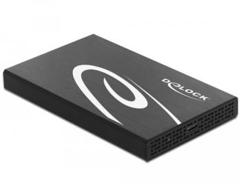 DeLock Externes Gehäuse für 2.5″ SATA HDD / SSD mit SuperSpeed USB 10 Gbps (USB 3.1 Gen 2)