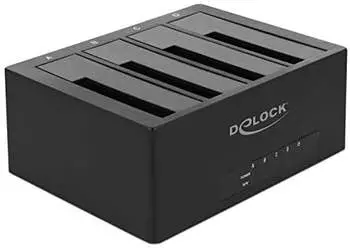 Delock USB-C Dockingstation f&uuml;r 4 x SATA HDD / SSD