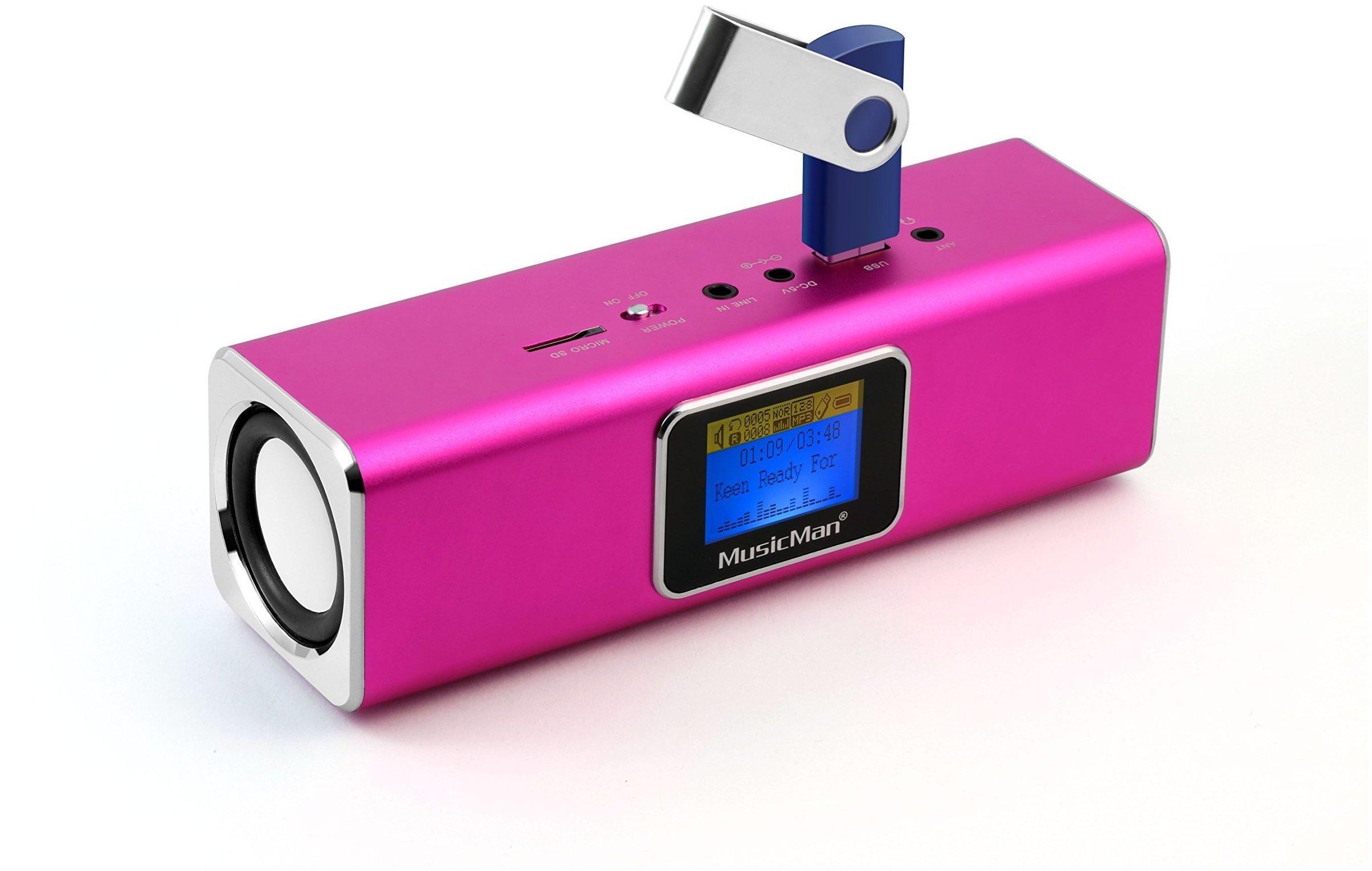 Technaxx MusicMan MA Display Soundstation pink Test - ab 34,99 € (Januar  2024)