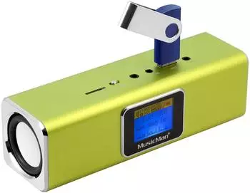 Technaxx MusicMan MA Display Soundstation grün