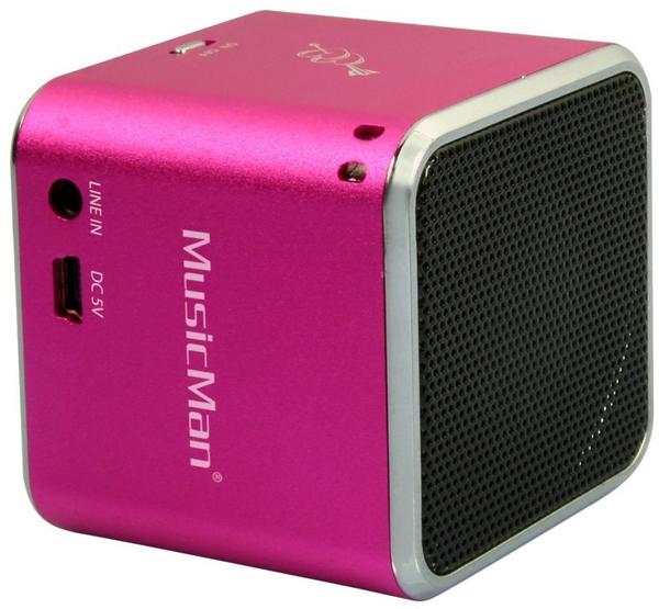 Technaxx MusicMan Mini Wireless Soundstation BT-X2 pink