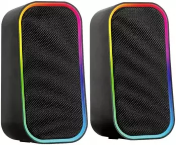 Speedlink TOKEN RGB Gaming Stereo Speaker – Vielseitige Anschlussmöglichkeiten und einfache Steuerung