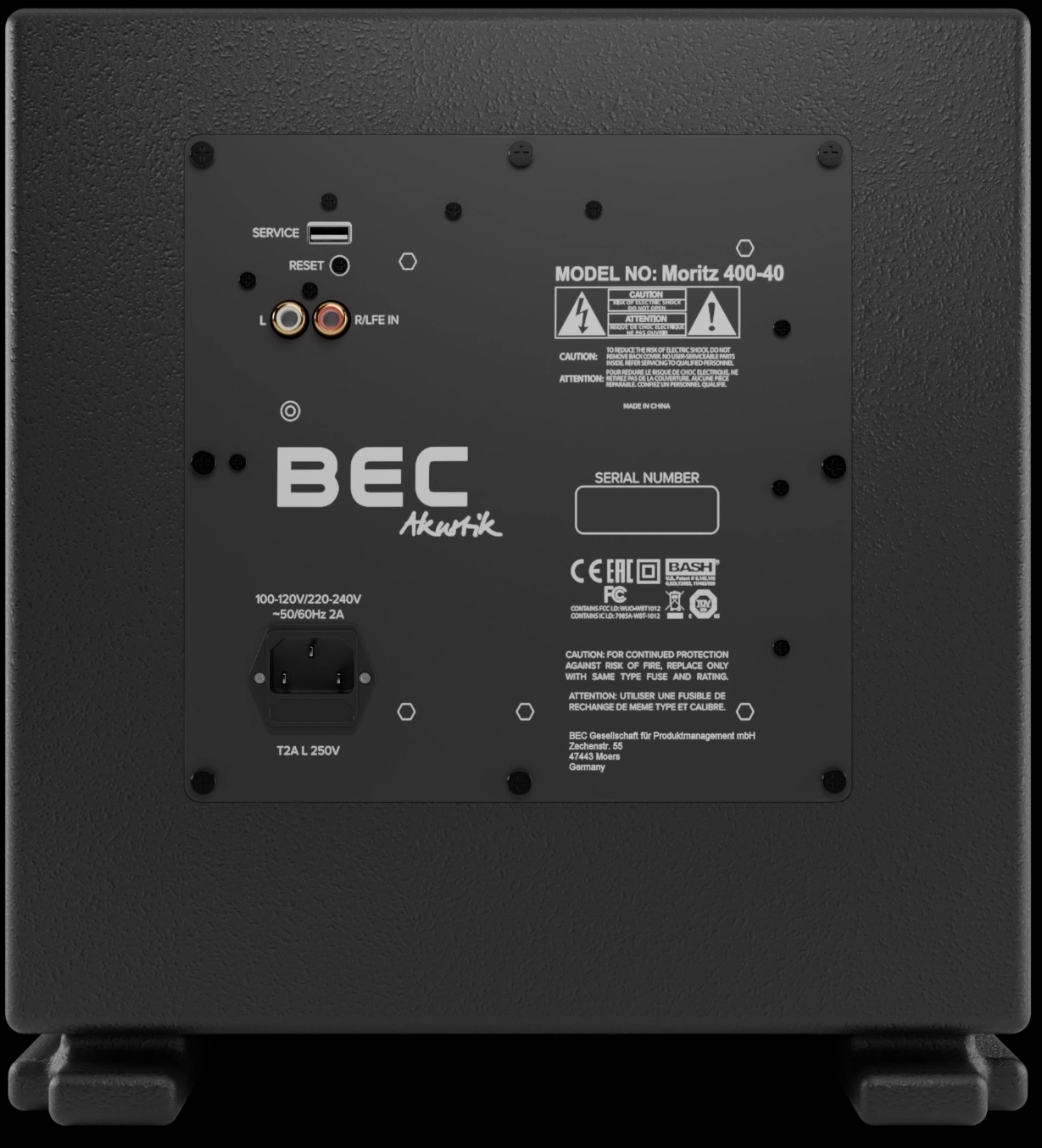 BEC Akustik IC120 EVO + IC50 EVO + Moritz 400-40