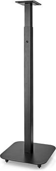 Nedis Lautsprecherhalter Sonos One SL™ / Sonos One™ / Sonos PLAY:1™ Ständer 10 kg Höhenv (1 Stk., Ständer, Höhenverstellbar), Lautsprecher Ständer + Wandmontage, Schwarz