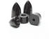 Dynavox Sub-Watt Absorber höhenverstellbar für Lautsprecher und HiFi-Geräte, 4er-Set, schwarz (207657)