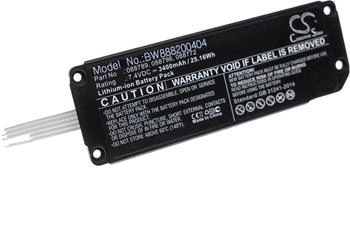 vhbw Akku Ersatz für Bose 088796, 088789, 088772, 080841 Akku Li-Ion 3400 mAh 7,4 V