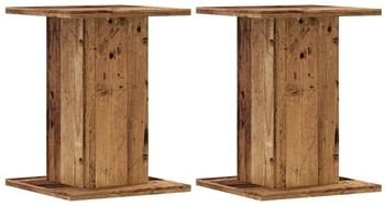 vidaXL Lautsprecherständer 2 Stk. Altholz-Optik 30x30x40 cm
