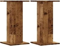 vidaXL Lautsprecherst&auml;nder 2 Stk. Altholz-Optik 30x30x60 cm