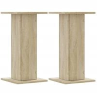 vidaXL Lautsprecherst&auml;nder 2Stk. Sonoma-Eiche 30x30x60cm Holzwerkstoff