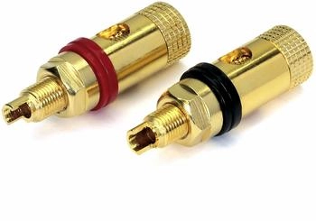 Dynavox Bananeneinbaubuchsen PRO V vergoldet, 2er-Set
