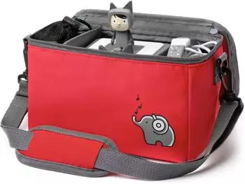 fantifant Musikbox Tasche f&uuml;r Tigerbox oder Toniebox ararot