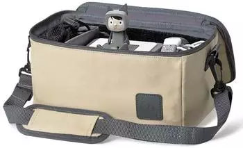 fantifant Musikbox Tasche f&uuml;r Tigerbox oder Toniebox Spezialedition Baumwolle leinenbeige