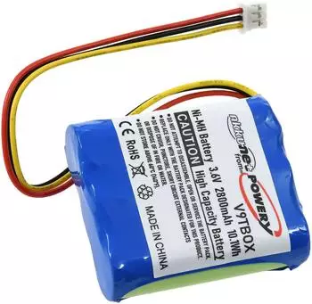 Powery Powerakku passend f&uuml;r Kinder-H&ouml;r-Box, H&ouml;rspielw&uuml;rfel, Lautsprecher Tonies Toniebox, 3,6V, NiMH