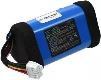 Powery Akku für Lautsprecher JBL Pulse 4 3,7V 7800mAh/28,9Wh Li-Ion Blau