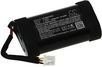Powery Akku für Lautsprecher Bang & Olufsen BeoPlay A1 7,4V 2600mAh/19,2Wh Li-Ion Schwa