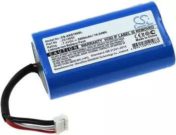 Powery Akku für Lautsprecher Anker SoundCore Boost, 7,4V, Li-Ion