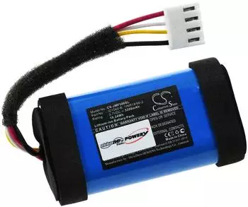Powery Akku für Lautsprecher JBL Flip 5, 3,7V, Li-Ion