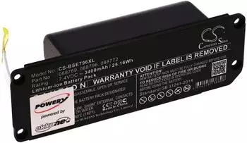 Powery XXL-Akku für Lautsprecher Bose Soundlink Mini 2, 7,4V, Li-Ion