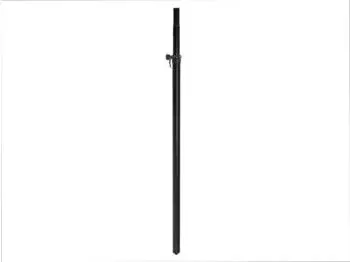 Omnitronic BPS-3 Boxenhochständer/Stativ Aluminium schwarz (1 Stk., Ständer), Lautsprecher Ständer + Wandmontage, Schwarz