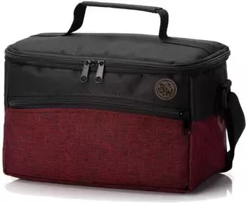 BambiniWelt Tasche für Toniebox und Tigerbox Touch bordeaux meliert