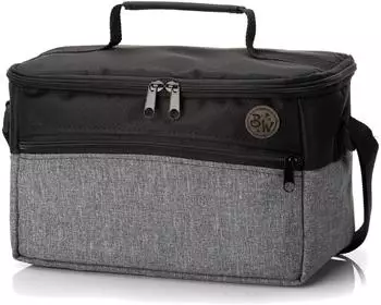BambiniWelt Tasche für Toniebox und Tigerbox Touch dunkelgrau meliert