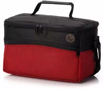 BambiniWelt Tasche für Toniebox und Tigerbox Touch rot meliert
