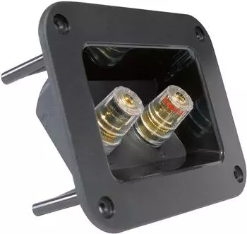 Dynavox Lautsprecher-Schraubanschluss 204610 1 Stück, Schwarz, 12.5x5x5cm
