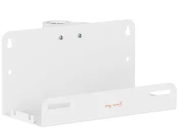 myWall Halterung f&uuml;r Media-Player (1 Stk., Wandmontage, Nicht beweglich), Lautsprecher St&auml;nder + Wandmontage, Weiss