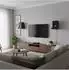 Relaxdays Adjustable speaker wall mount steel Black