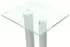 vidaXL Tempered glass speaker stands Silver set of 2