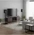 Relaxdays Adjustable speaker stands 72-95 cm Black