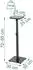 Relaxdays Adjustable speaker stands 72-95 cm Black